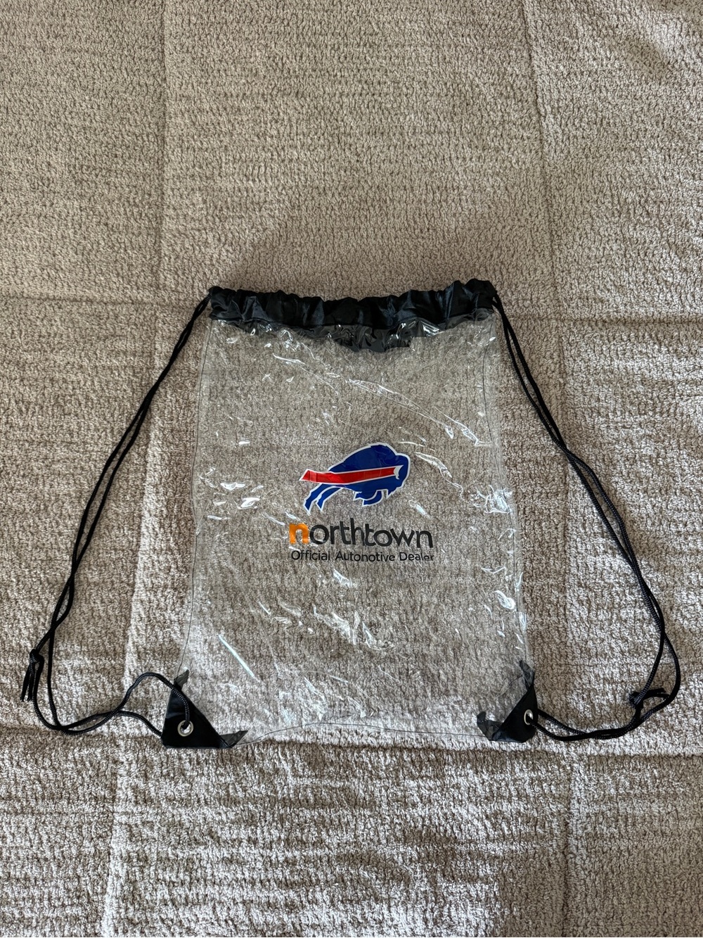 Bills Clear Drawstring Bag